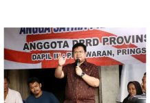 Anggota DPRD Lampung, Angga Satria Pratama Sosialisasi IPWK