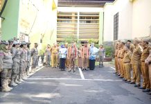 Bambang & Rafiq Gaspol di Hari Pertama Kerja Wali Kota Metro H. Bambang Iman Santoso