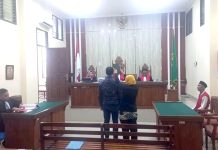 Terdakwa PNS BPN Pesawaran, Pengacara Terima 10 Persen Sidang oknum PNS BPN