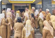 Wakil Bupati Lamteng Kunjungan Perkenalan ke Inspektorat I Komang Koheri