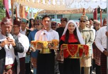 Pemprov Lampung bersama DPP Lampung Sai dan Majelis Penyimbang Adat Lampung Gelar Tradisi Blangikhan
