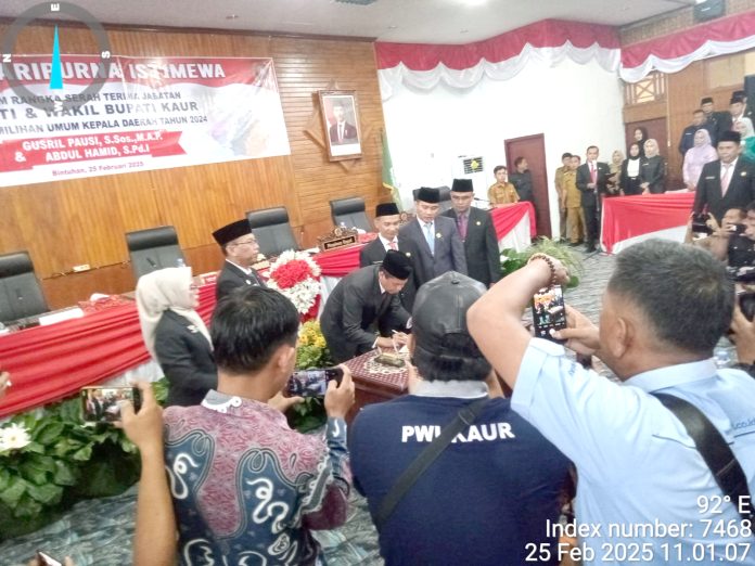 DPRD Kaur menggelar sidang paripurna istimewa