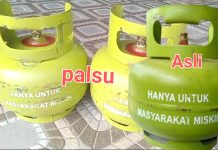 Beredar Tabung Gas 3 Kg Palsu