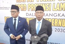 Jalan Masih Berlubang, Gubernur Lampung: Segera Perbaiki Gubernur Lampung Rahmat Mirzani Djausal
