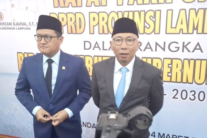 Gubernur Lampung Rahmat Mirzani Djausal