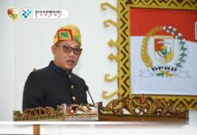 Paripurna HUT Ke-61 Provinsi Lampung, Wabup Nadirsyah Sampaikan Sambutan Gubernur