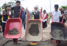 Pemprov Mulai Rehabilitasi Jalan Pesawaran