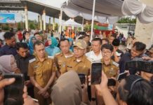Gubernur Tinjau Pasar Murah di Kotabumi Pastikan Stok Pangan Aman