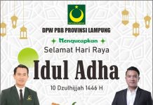 DPW PBB Lampung Maknai Hari Raya Idul Adha Dengan Keteladanan Nabi Ibrahim AS
