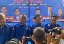 Edi Irawan Tepati Janji, Kantor DPD Partai Demokrat Lampung Diresmikan