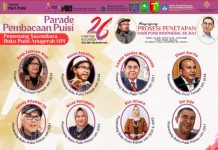 Isbedy Stiawan ZS Tampil di Parade Puisi Hari Puisi Indonesia di TIM