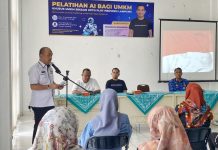 25 Pelaku UMKM Lampung Ikuti Pelatihan Artificial Intelligence