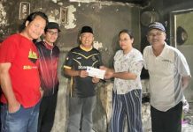 Sikambara Peduli Salurkan Bantuan untuk Korban Kebakaran di Way Dadi Baru