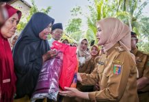 Wagub Jihan Tinjau Lokasi dan Bantu Warga