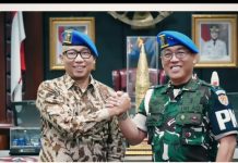 Gubernur Mirza Dianugerahi Warga Kehormatan Polisi Militer