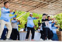 Ribuan Guru dan Pelajar Meriahkan Senam Sehat Peringatan HUT ke-80 PGRI
