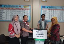 Kwarda Lampung Terima Dana Bumbung Kemanusiaan dari Kwarcab Pesawaran