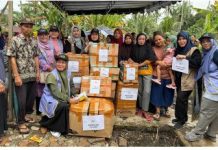 PTPN I Salurkan Bantuan Logistik dan Trauma Healing Korban Banjir