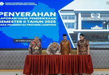 Pemprov Lampung Siap Tindak Lanjut LHP Semester II 2025