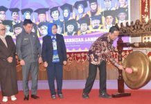 Yanuar Irawan Hadiri Gelar Wicara Guru Besar FKIP Unila Dies Natalis ke-58
