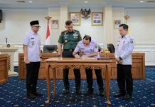 Pemprov Lampung Teken Hibah dengan Forkopimda