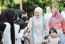 Wagub Jihan Berbuka Bersama Anak Panti di Agropark
