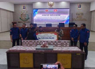 Kejati Lampung Eksekusi Uang Rp7,8 M Pengganti Korupsi Tol Terpeka