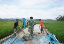 TMMD ke-127 Kodim 0421/Lampung Selatan Bangun RTLH dan Infrastruktur Warga