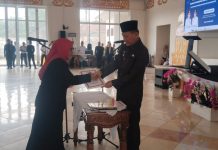 125 Pejabat Fungsional dan Kepala Sekolah di Tulang Bawang Resmi Dilantik