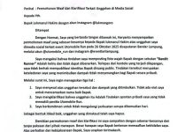 Permintaan Maaf kepada Bapak Lukmanul Hakim