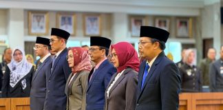 Dilantik Sekda Marindo, Mirza Irawan Pimpin BPKAD Lampung