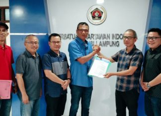PWI Lampung Tunjuk Lukmansyah sebagai Plt Ketua PWI Tulang Bawang