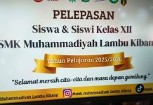 SMK Muhammadiyah Lambu Kibang Lepas 60 Siswa-Siswi Kelas XII Tahun Ajaran 2025/2026