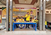 Darlian Pone Buka Muscam Golkar Pakuan Ratu