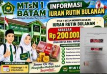 Ini Kata Kemenag Soal Iuran Bulanan MTsN 1 Batam yang Dikeluhkan Orang Tua Siswa