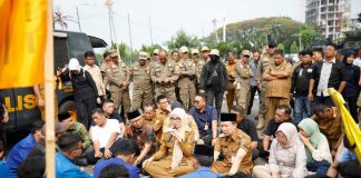 Demo PMII Lampung, Jihan Nurlela dan Marindo Janji Tindak Lanjuti Aspirasi Mahasiswa