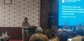 Pemkab Tuba Gelar Verifikasi Faktual Penghargaan Kinerja Daerah Tahun 2026