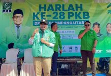 Harlah Ke-28, PKB Lampung Utara Gelar Bakti Sosial hingga Pasar Murah