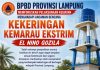 BPBD Lampung Siapkan Antisipasi El Nino Ekstrem, Pastikan Ketersediaan Air Bersih