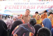 Penetrasi Pasar di Lambu Kibang Diserbu Warga, Sembako Ludes Kurang dari Satu Jam