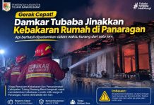 Damkar Tubaba Sigap Padamkan Kebakaran Rumah, Warga di Imbau Tingkatkan Kewaspadaan