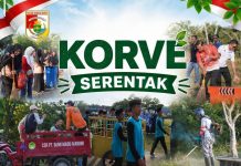 Pemkab Tubaba Gelar Korve Serentak Sambut HUT ke-81 RI