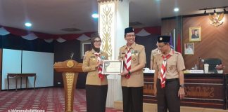 Ketua Kwarda Lampung Lantik Rektor UIN Raden Intan Jadi Kamabigus