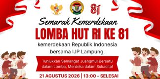 Semarak Kemerdekaan, IJP Lampung Gelar Lomba HUT RI ke-81, Wartawan Pemprov Siap Adu Kekompakan