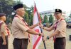 Gubernur Lampung Lepas 598 Pramuka di Jamnas XII 2026