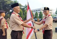 Gubernur Lampung Lepas 598 Pramuka di Jamnas XII 2026