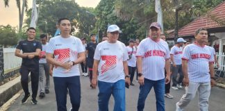 “One PTP One Culture”, Ratusan Karyawan PTPN I dan IV Regional 7 Jalan Sehat Sambut HUT ke-81 RI