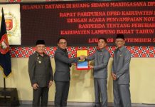 DPRD Lampung Barat Bahas Perubahan APBD 2026
