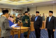 Resmi Dilantik, Lukman Pura dan Gadriyanto Abung Jabat Pimpinan Tinggi