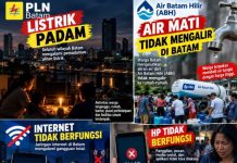 Listrik Padam Seharian di Batam, Aktivitas Usaha Terganggu